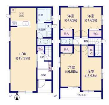 町田市成瀬台1丁目　新築分譲住宅　B号棟