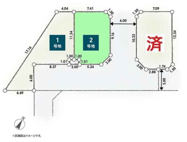 相模原市南区南台４丁目の土地