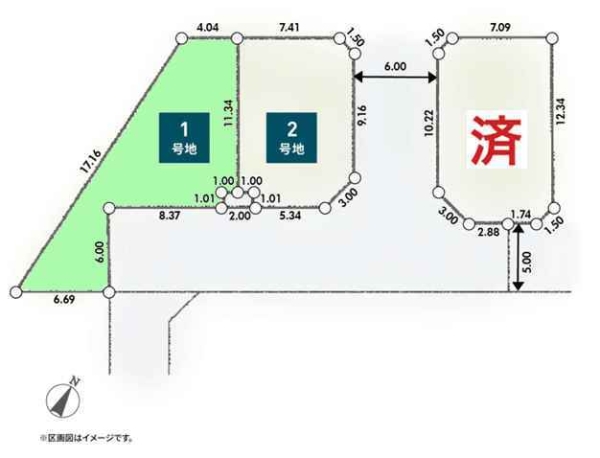 相模原市南区南台４丁目の土地