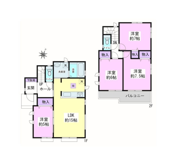 町田市木曽西1丁目　新築戸建　全16棟　1　A号棟