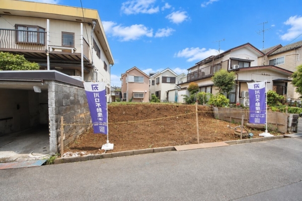 座間市南栗原6丁目　建築条件なし売地