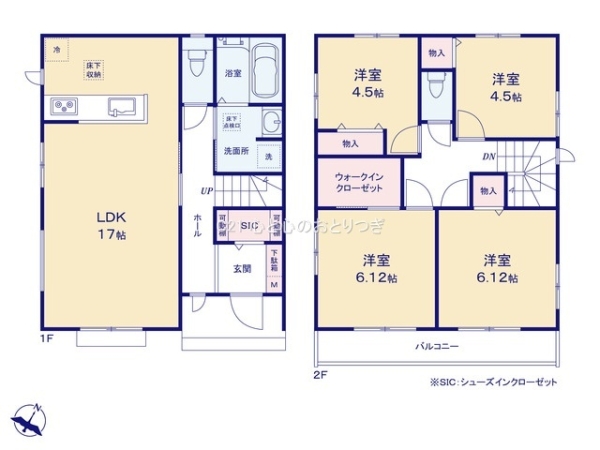 町田市木曽西1丁目　新築分譲住宅　1　E号棟
