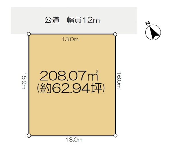 佐倉市藤治台売地　62坪