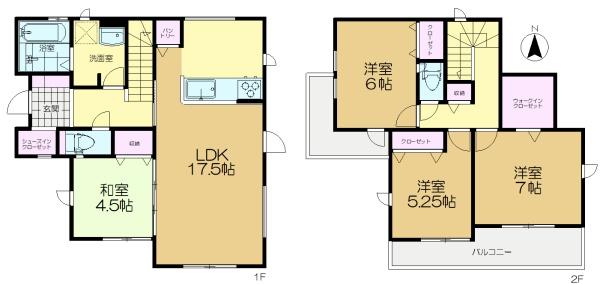 酒々井町上岩橋3期　新築戸建　全6棟　3号棟