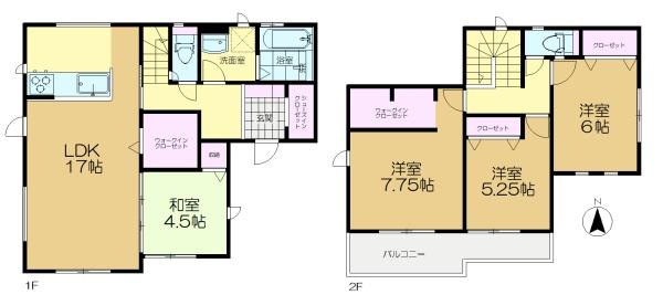 酒々井町上岩橋3期　新築戸建　全6棟　4号棟