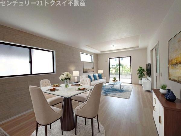 四街道市旭ヶ丘11期1号棟新築戸建全2棟