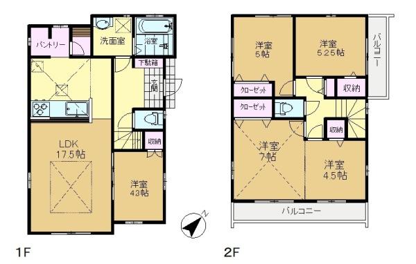 八千代市八千代台東　新築戸建　全２棟　１号棟
