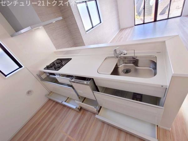 四街道市栗山5期1号棟新築戸建(キッチン)