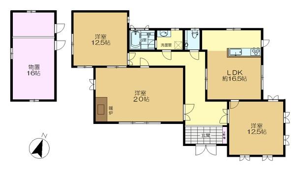 八街市八街い　平屋　中古戸建