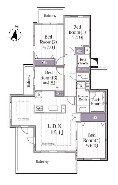 ウッドパーク志津Ｂ棟