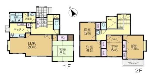 佐倉市染井野5丁目　貸家