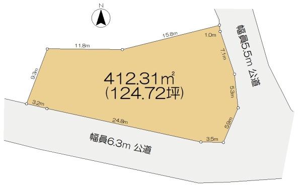 印西市別所の土地