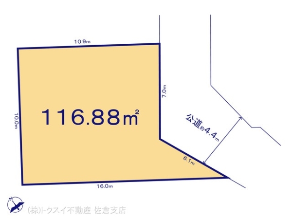 四街道市栗山8期2号地　売地