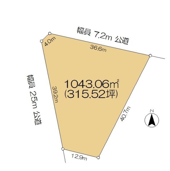 印西市草深の土地