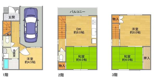 東大阪市吉田２丁目の中古一戸建