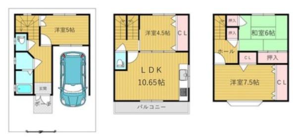 東大阪市鷹殿町の中古一戸建て