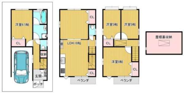 東大阪市末広町の中古一戸建て