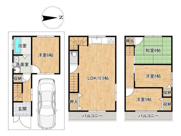 東大阪市稲葉１丁目の中古一戸建