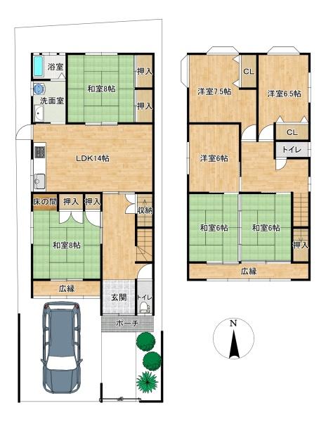 東大阪市四条町の中古一戸建