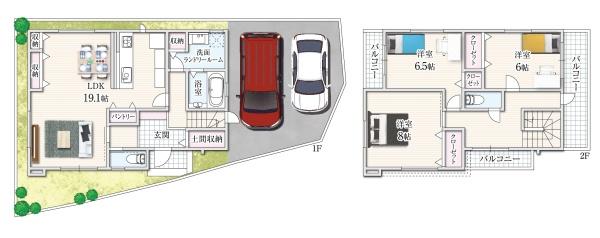 ヴェルジュ横小路町　全6区画