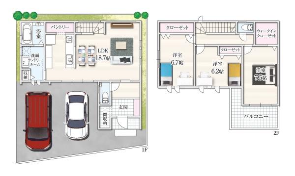 ヴェルジュ横小路町　全6区画