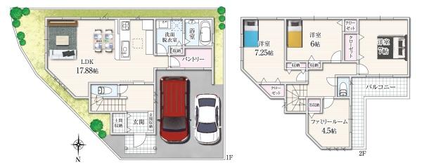 東大阪市四条町の新築一戸建