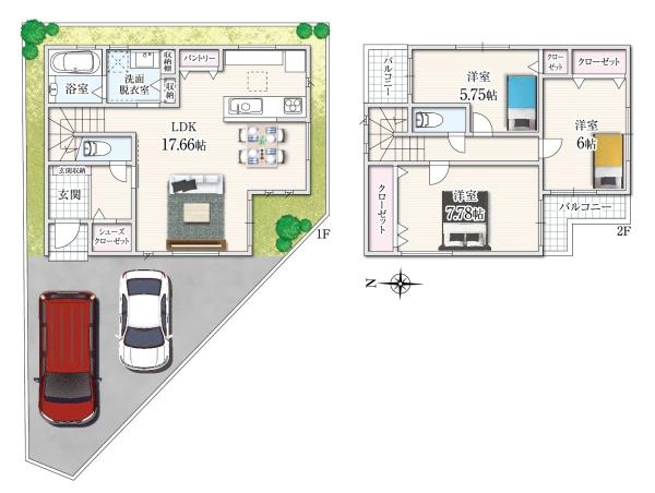 東大阪市四条町の新築一戸建