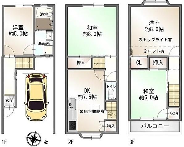 東大阪市吉田５丁目の中古一戸建て