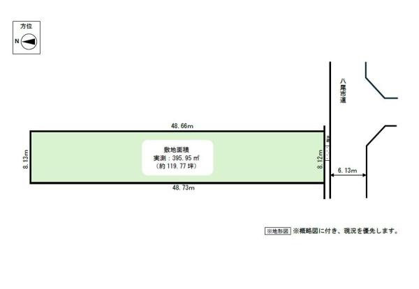 八尾市太田新町９丁目の土地