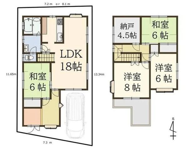 東大阪市下六万寺町３丁目の中古一戸建て