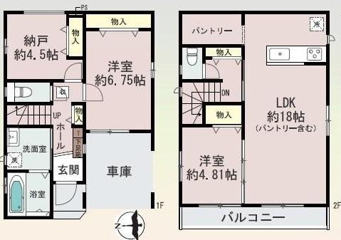 東大阪市下六万寺町３丁目の新築一戸建
