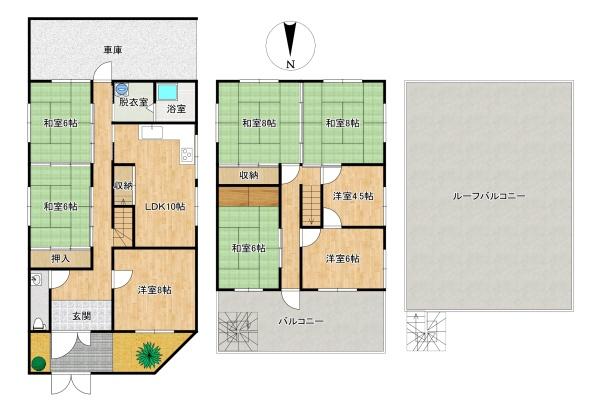 東大阪市神田町の中古一戸建て