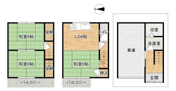東大阪市南四条町の中古一戸建