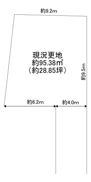 東大阪市南四条町の土地