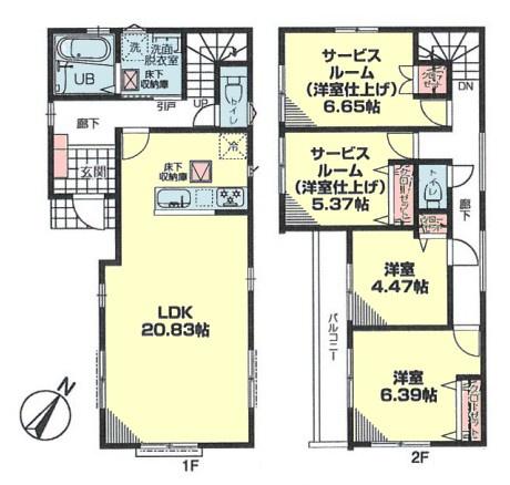 横浜市神奈川区中丸の新築一戸建