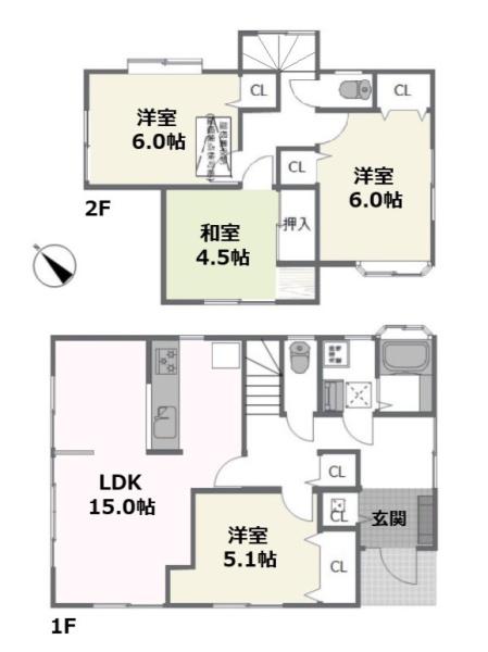 横浜市旭区笹野台４丁目の中古一戸建