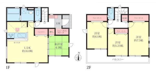 大和市福田の新築一戸建