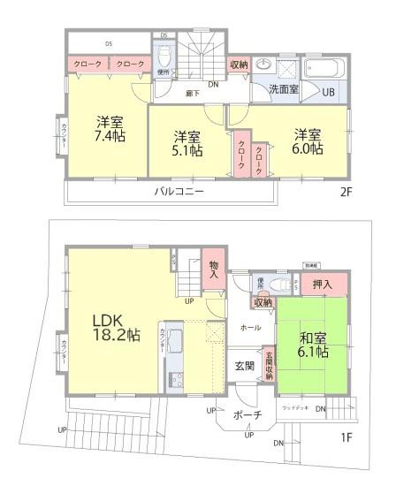横浜市神奈川区六角橋５丁目の中古一戸建