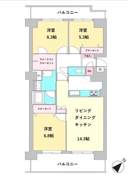 リジェンヌ京町２号棟