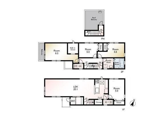 横浜市港北区岸根町の中古一戸建