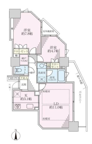 ヴィルクレール川崎タワー