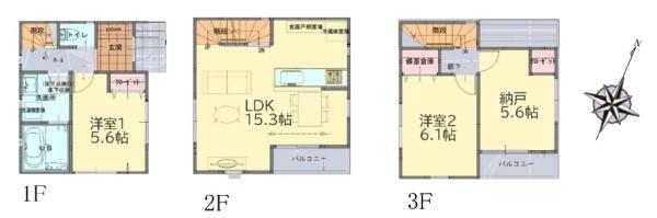 横浜市西区西戸部町３丁目の新築一戸建