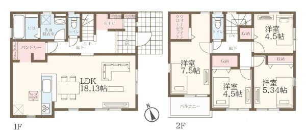 大和市福田の新築一戸建