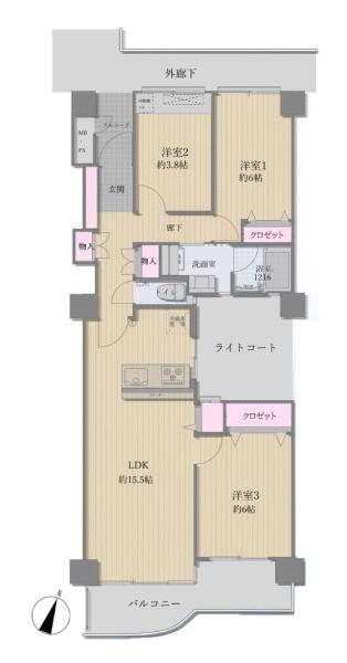 ハイネスアミティ鶴間壱番館