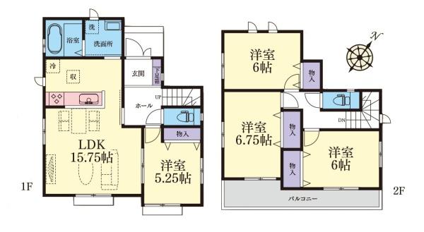 大和市福田の新築一戸建