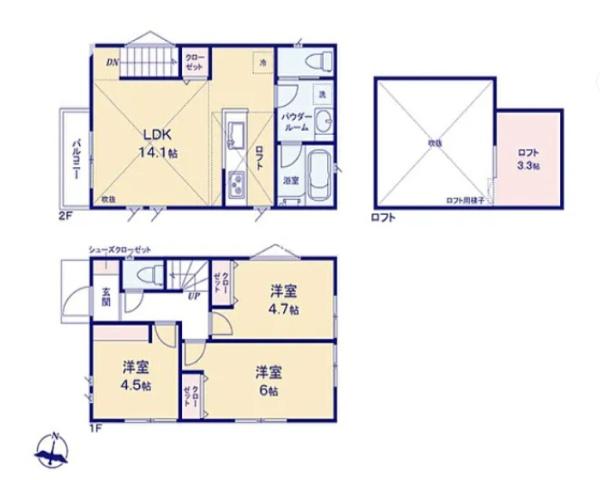 川崎市宮前区西野川３丁目の新築一戸建