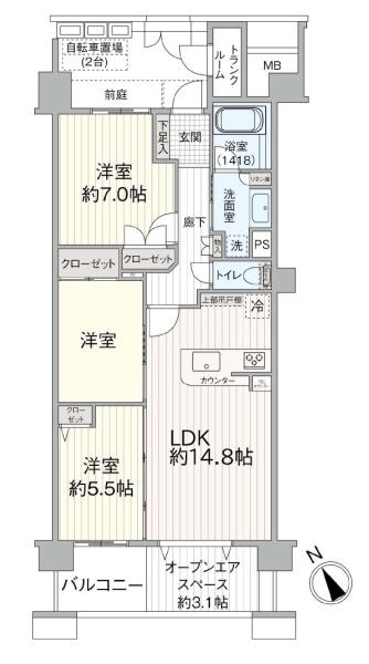 レイディアントシティ横濱カルティエ6