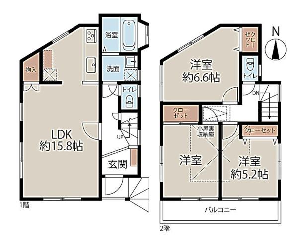 横浜市港北区師岡町の中古一戸建