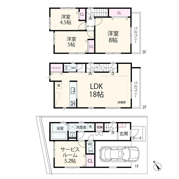 横浜市中区本牧大里町の中古一戸建