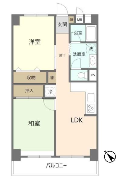 鹿島田グリーンハイツ2号棟